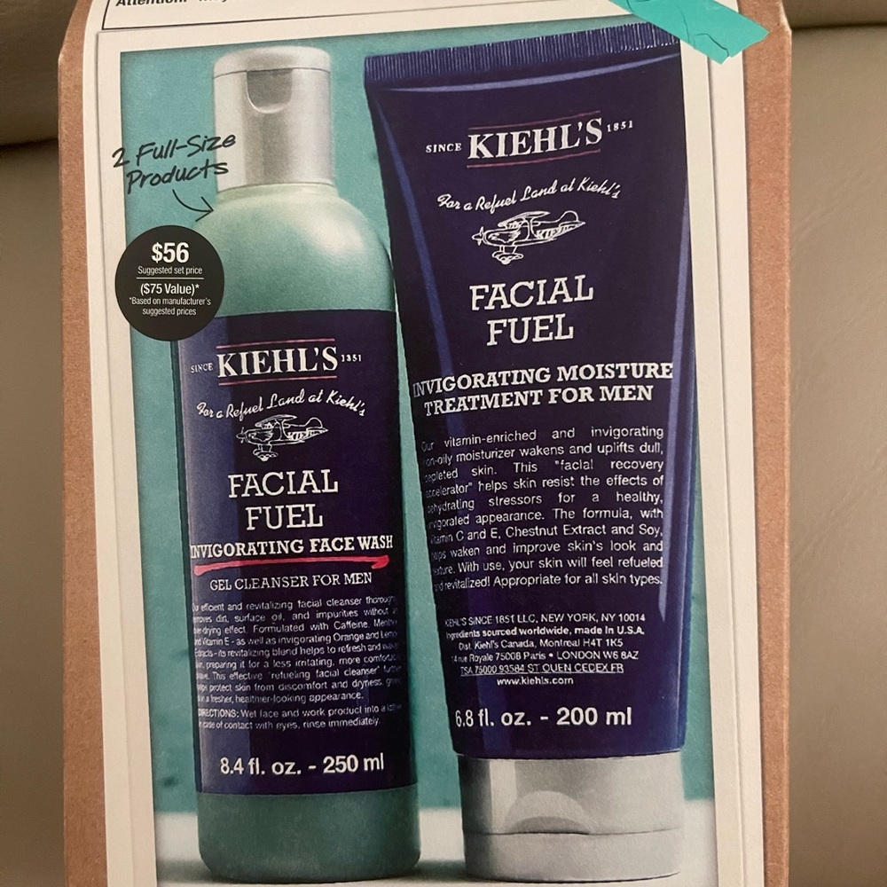 SOLD DO NOT BUY Kiehl's Facial Fuel Duo (BRAND NEW)